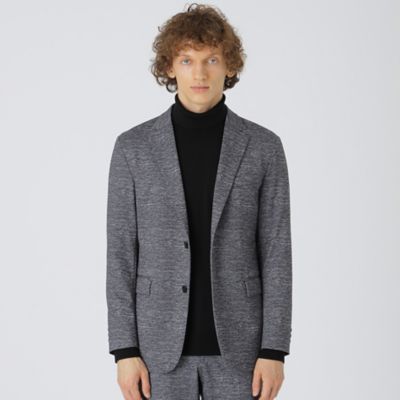 ＜BLACK LABEL CRESTBRIDGE (Men)＞【一部店舗限定】メランジツイルプリントジャージージャケット（５１Ｅ６２４６２＿＿）