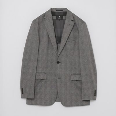 【一部店舗限定】グレンチェックプリントジャージージャケット（５１Ｅ６３４６３＿＿）