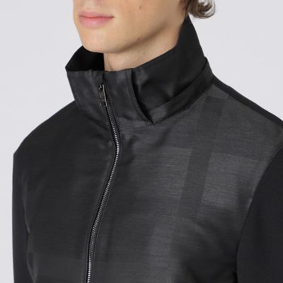 ジャージーコンビシャドークレストブリッジチェックマリンパーカー（５１Ｆ０４２０４＿＿）