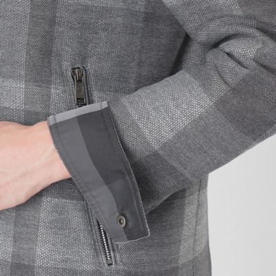 シャドークレストブリッジチェックカラミライダースブルゾン（５１Ｆ０８５１８＿＿）
