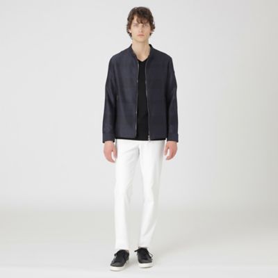 シャドークレストブリッジチェックカラミライダースブルゾン（５１Ｆ０８５１８＿＿）