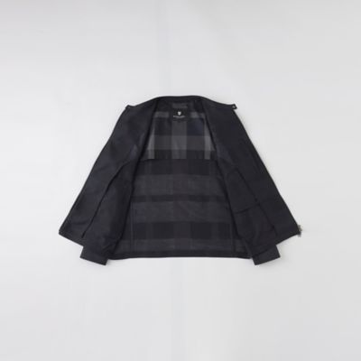 シャドークレストブリッジチェックカラミライダースブルゾン（５１Ｆ０８５１８＿＿）