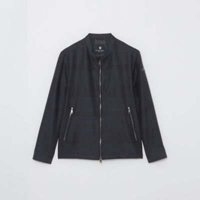 シャドークレストブリッジチェックカラミライダースブルゾン（５１Ｆ０８５１８＿＿）