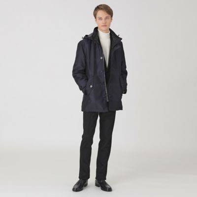 シャドーチェック10monthショートパーカー