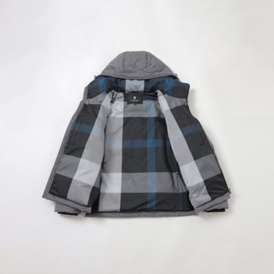 ウールジャージークレストブリッジチェックコンビダウン