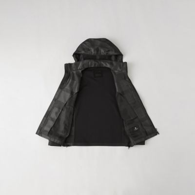 【ＢＬＡＣＫ　ｌａｂ．】シャドーチェックハイブリッドパーカー（５１Ｆ４１４４１＿＿）