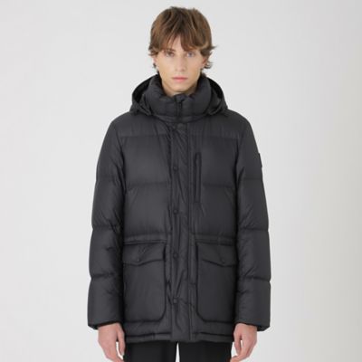 BLACK lab．】ライトウェイトミドルレングスリップダウン