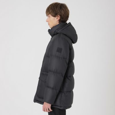 BLACK lab．】ライトウェイトミドルレングスリップダウン