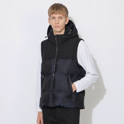 WEB限定】シャドーチェックダウンベスト（51F93603＿＿