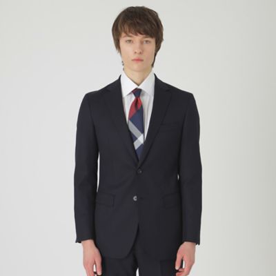 ＜BLACK LABEL CRESTBRIDGE (Men)＞ネイビーソリッドスーツ（５１Ｈ０１３０４Ｒ＿）