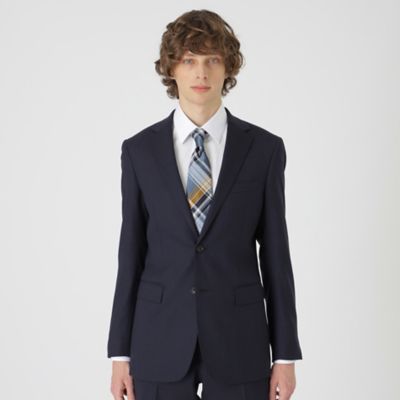 ＜BLACK LABEL CRESTBRIDGE (Men)＞【一部店舗限定】ネイビーヘリンボーンスーツ（５１Ｈ０１３４０Ｌ＿）
