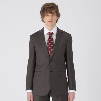 【一部店舗限定】Ｚｅｇｎａ　ＴＲＡＶＥＬＬＥＲシャンブレーブラウンヘリンボーンスーツ（５１Ｈ１１５２１Ｌ＿）