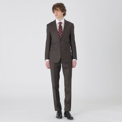【一部店舗限定】Ｚｅｇｎａ　ＴＲＡＶＥＬＬＥＲシャンブレーブラウンヘリンボーンスーツ（５１Ｈ１１５２１Ｌ＿）