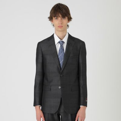 【美品】 ブラックレーベル クレストブリッジ チェックシャドー シャツジャケット シャドークレストブリッジチェックカラミジャケット（ジャケット