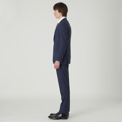一部店舗限定】ネイビーシャドーストライプスーツ