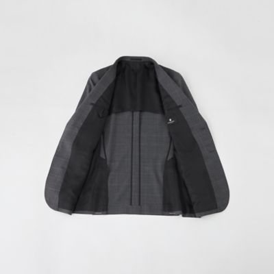 【一部店舗限定】グレーライトブルーウィンドーペンスーツ（５１Ｈ６０６７１Ｌ＿）