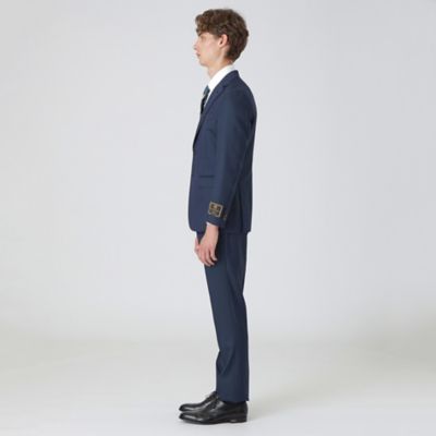 希少サイズ✨REGAL リーガル ダークブルー ストライプ 洗える スーツ