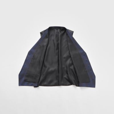 ＭＩＮＯＶＡオーシャンブルーチェックスリーピーススーツ（５１Ｈ７８４１５Ｌ＿）