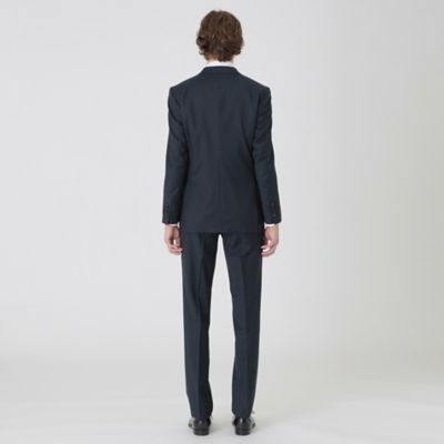 【一部店舗限定】Ｚｅｇｎａ　ＴＲＡＶＥＬＬＥＲ　シャンブレーブルーヘリンボーンスリーピーススーツ（５１Ｈ８３５２０Ｌ＿）