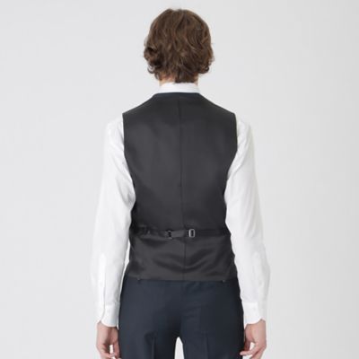 【一部店舗限定】Ｚｅｇｎａ　ＴＲＡＶＥＬＬＥＲ　シャンブレーブルーヘリンボーンスリーピーススーツ（５１Ｈ８３５２０Ｌ＿）