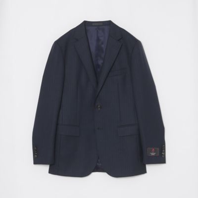 BURGHLEY HOMME 3ピース ブラック　ストライプ　MIYUKI MIYUKIプルシャンブルーシャドーストライプスリーピース
