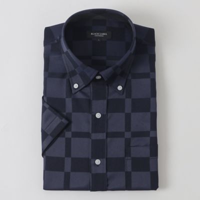 シャドークレストブリッジチェックハーフボタンダウンシャツ（５１Ｌ０３３４０＿＿）