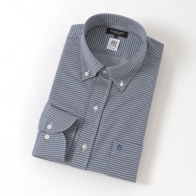 BLACK LABEL CRESTBRIDGE (Men)/ブラックレーベル・クレストブリッジ カネマサギンガムチェックジャージーボタンダウンシャツ（５１Ｌ０５５３３＿＿）