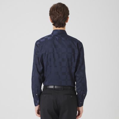 ハーフスケールシャドークレストブリッジチェックボタンダウンシャツ（５１Ｌ０７６１１＿＿）