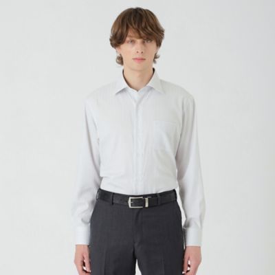 【新品】BLACK LABEL CRESTBRIDGE ストライプ長袖シャツ M BLACK LABEL CRESTBRIDGE ストライプシャツ