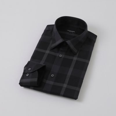 ウォッシャブルウールクレストブリッジチェックレギュラーシャツ（５１Ｌ２９４４１＿＿） | BLACK LABEL CRESTBRIDGE (Men)/ ブラックレーベル・クレストブリッジ | 三越伊勢丹オンラインストア・通販【公式】