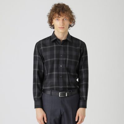 ウォッシャブルウールクレストブリッジチェックレギュラーシャツ（５１Ｌ２９４４１＿＿） | BLACK LABEL CRESTBRIDGE (Men)/ ブラックレーベル・クレストブリッジ | 三越伊勢丹オンラインストア・通販【公式】