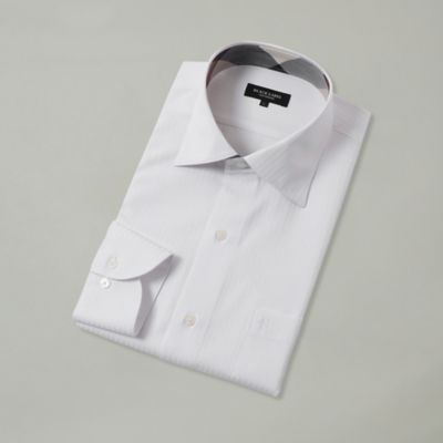 ＜BLACK LABEL CRESTBRIDGE (Men)＞【一部店舗限定】テクニカルシャドーストライプセミワイドカラーシャツ（５１Ｌ６０５６０＿＿）