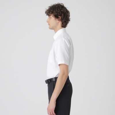 【一部店舗限定】テクニカルシャドーストライプハーフボタンダウンシャツ（５１Ｌ６５５６５＿＿）
