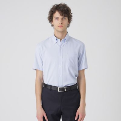 【一部店舗限定】テクニカルシャドーストライプハーフボタンダウンシャツ（５１Ｌ６５５６５＿＿）