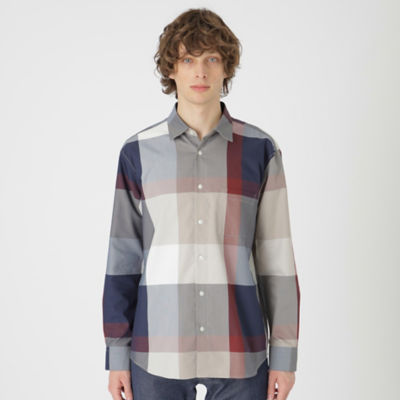 ＜BLACK LABEL CRESTBRIDGE (Men)＞ロイヤルオックスクレストブリッジチェックシャツ（５１Ｍ０１３１１＿＿）