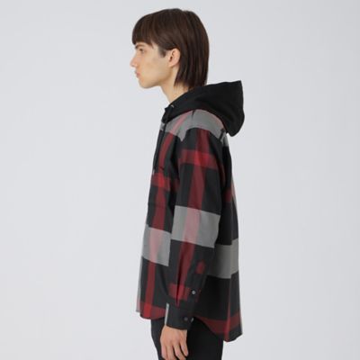 新品【CRESTRIDGE】クレストブリッジ　ストレッチ　チェックシャツ　Ｍ ハイストレッチトリコットチェックシャツ（カジュアルシャツ