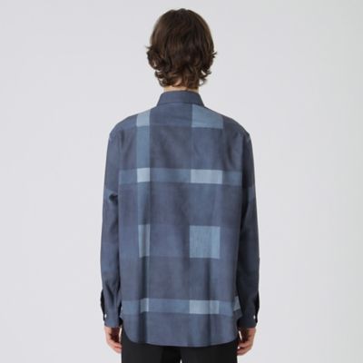 ロゴプリント チェックシャツ ディースクエアード メンズ シャツ DSQUARED2 ブランド 長袖