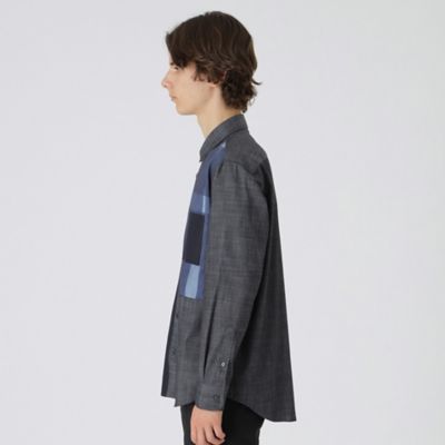 comme des garcons HOMME パッチワークコットンカーディガン comme des garcons HOMME パッチワークコットンカーディガン comme des