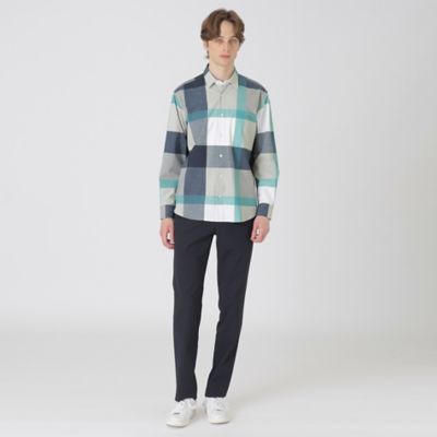 ナイロントリコットクレストブリッジチェックシャツ（５１Ｍ０８５１８＿＿）