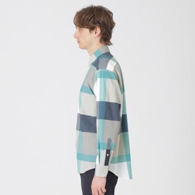 ナイロントリコットクレストブリッジチェックシャツ（５１Ｍ０８５１８＿＿）