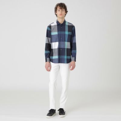 ナイロントリコットクレストブリッジチェックシャツ（５１Ｍ０８５１８＿＿）