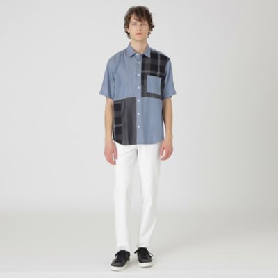 断*離様 ヒスミニ パッチワークシャツ新品タグ付き 再構築 先染め襤褸パッチワークシャツ – Karakubuy