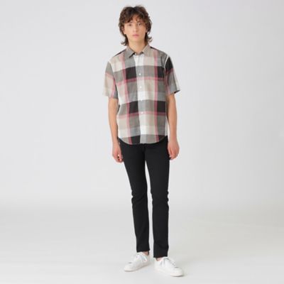 ドライタッチメッシュチェックシャツ（５１Ｍ２３３３３＿＿）