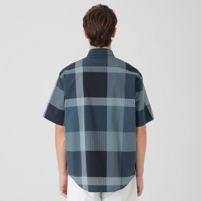 クレストブリッジチェックサッカーシャツ（５１Ｍ２４６３４＿＿）