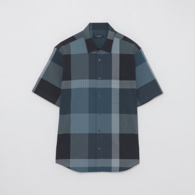 クレストブリッジチェックサッカーシャツ（５１Ｍ２４６３４＿＿）