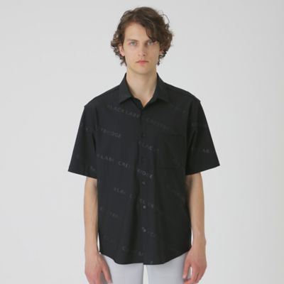 【ＢＬＡＣＫ　ｌａｂ．】エンボスロゴトリコットシャツ（５１Ｍ４０５５０＿＿）