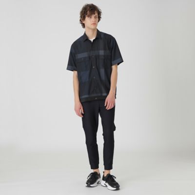 BLACK lab．】ビッグスケールチェックトリコットシャツ