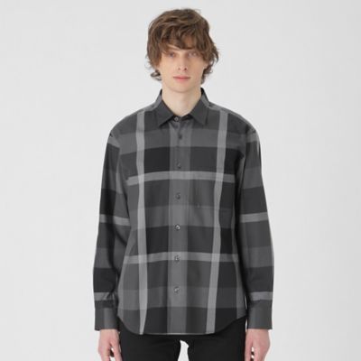 ＜BLACK LABEL CRESTBRIDGE (Men)＞【一部店舗限定】クレストブリッジチェックツイルシャツ（５１Ｍ６０５７０＿＿）