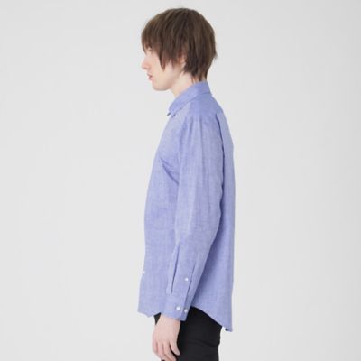 【一部店舗限定】コットンリネンシャンブレーシャツ（５１Ｍ６３５７３＿＿）