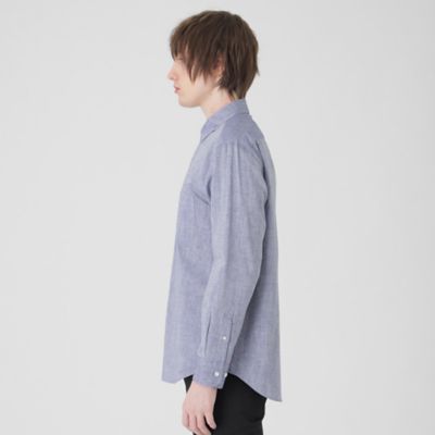 【一部店舗限定】コットンリネンシャンブレーシャツ（５１Ｍ６３５７３＿＿）